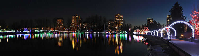 Jouluvalaistu Coquitlam