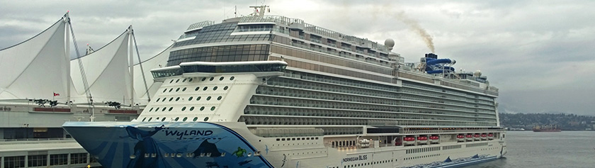 Norwegian Bliss vieraili Vancouverissa