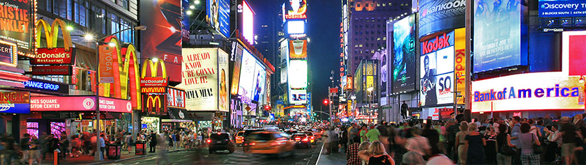 New Yorkin kirkkaat valot