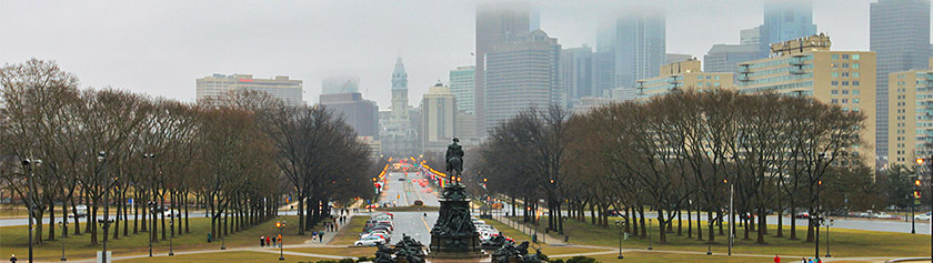 Sateinen Philadelphia