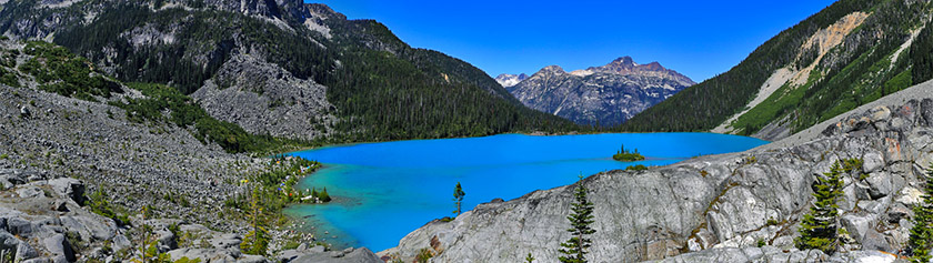 Kuvankaunis Joffre Lakes