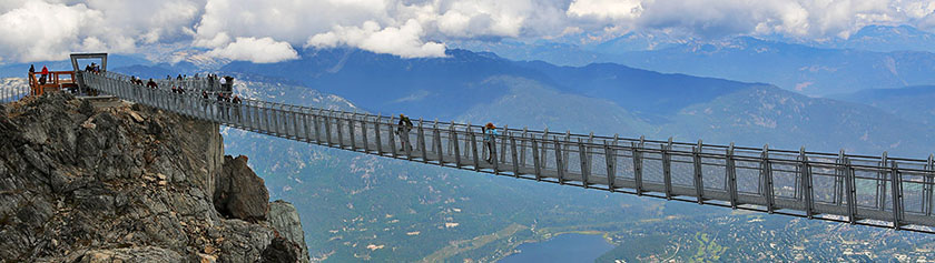 Whistlerin uusi riippusilta